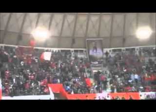 جمهور الاهلي بنغازي اثناء استقبال نادي الاتحاد
