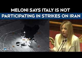 Iran Israel War Giorgia Meloni Says Italy Is Not Participating In Strikes On Iran
