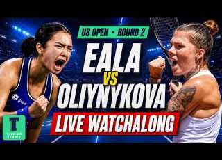  Alex Eala Vs Oleksandra Oliynykova US Open Round 2 LIVE TENNIS WATCHALONG
