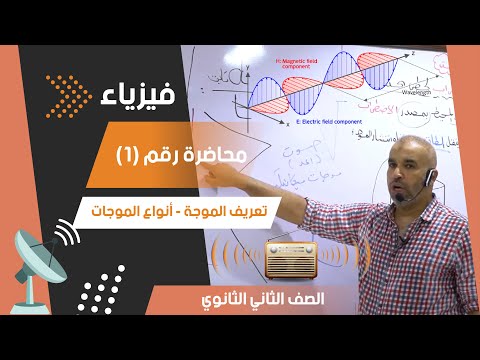 تعريف الموجة وأنواع الموجات محاضرة رقم 1 الفيزياء للصف الثاني الثانوي