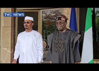 President Tinubu Welcomes Chadian President Idris Deby To Presidential Villa