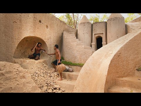 Building The Most Modern Underground Swimming Pool And Water Slide P1