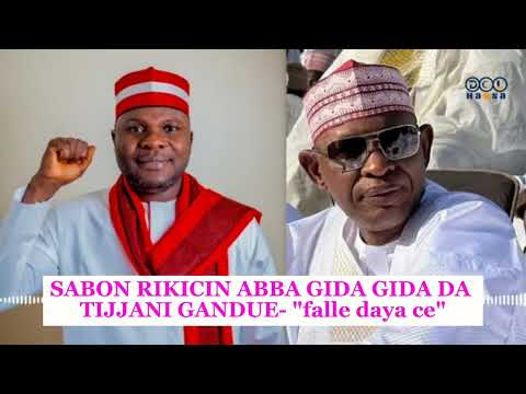 Saban Rikici Gwamnan Kano Abba Gida Gida Da Da Mawakin Sa Tijjani Gandu Falle Daya Ce Saban Rikici Gwamnan Kano Abba Gida Gida Da Da Mawakin Sa Tijjani Gandu Falle Daya Ce