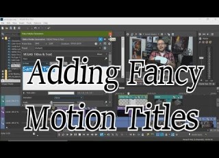 How To Make Motion Titles Vegas Pro 16