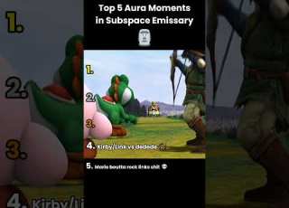 Top 5 Aura Farming Moments In Subspace Emissary