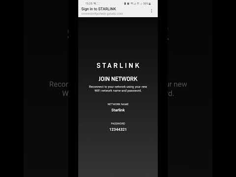 Starlink Initial Wi Fi Setup Setting Up My New Starlink For The First Time Starlink Wifi