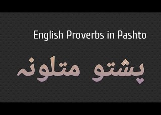 Pashto Proverbs In English