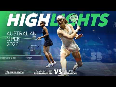 Subramaniam Gegen Stefanoni Australian Open 2026 Highlights Des Finales