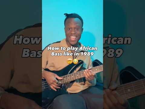 Afrikanischer Bass Im Jahr 1989 Afrika Bass Musik