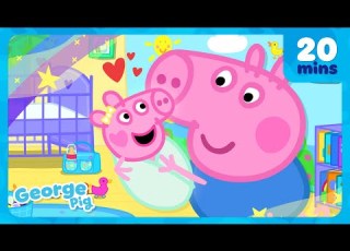George Pig Meets His New Sister Baby Evie Peppa Pig Full Episodes 20 Minutes George Pig