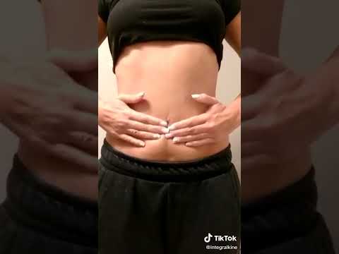 مساج للتخلص من دهون البطن