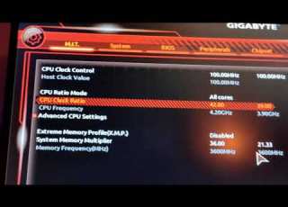  B450 Aorus M Cpu Overclock In 40 Seconds