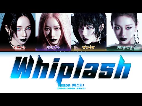 Aespa 에스파 Whiplash Color Coded Lyrics