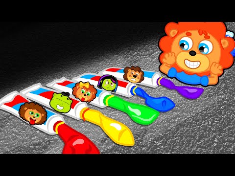 Petit Lion Idées De Dentifrice Cool Dessin Animé Pour Enfants