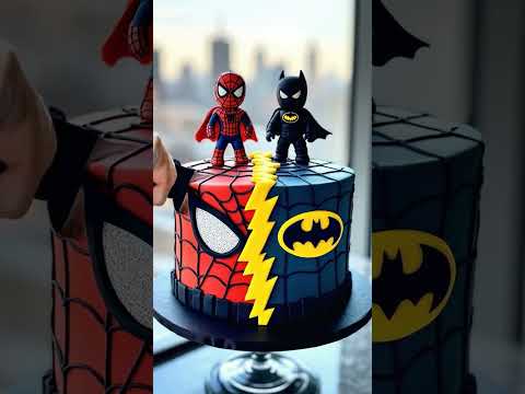 Spider Man Vs Batman Cake Who Would YOU Pick First