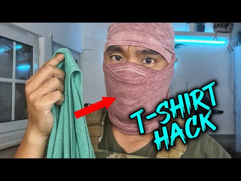 EASY Balaclava NINJA HACK With T Shirt Shorts