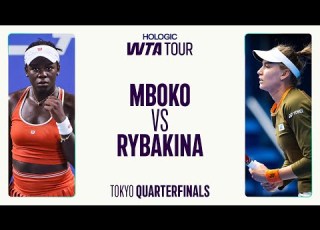 Victoria Mboko Vs Elena Rybakina 2025 Tokyo Quarterfinal WTA Match Highlights