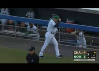  Norfolk Manager Johnson Gets Ejected In Seventh