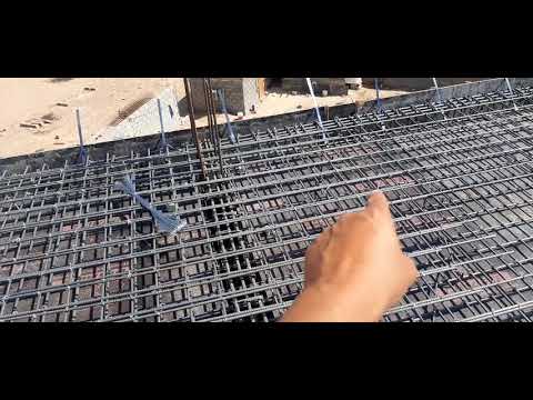 طريقة تركيب حديد الشوكة للبلكونات او الاسقف الكابولية