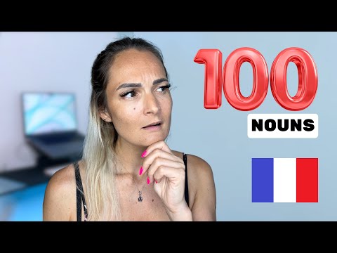 100 Most Common French Nouns Pronunciation Example Sentence