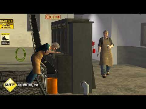 Lockout Tagout Machinery Example Safe And Unsafe Safety Animation