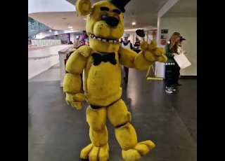  Fredbear Dances To Happy In Real Life