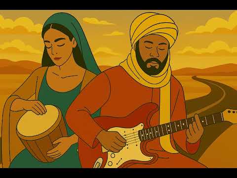 Epic Tuareg Desert Blues Guitar Mix Tuareg Gnawa Fusion