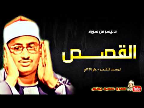 محمد صديق المنشاوى القصــص تلاوة نادرة المسجد الاقصى بفلسطين عام 1964م جودة عالية HD محمد صديق المنشاوى القصــص تلاوة نادرة المسجد الاقصى بفلسطين عام 1964م جودة عالية HD