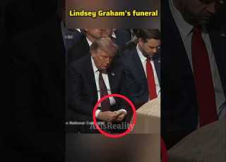 Trump In Lindsey Graham S Funeral Respect Trump Axisreality