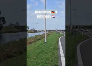 الرحلة من المانيا إلى هولندا From Germany To Netherlands Amsterdam Beautiful Nice City