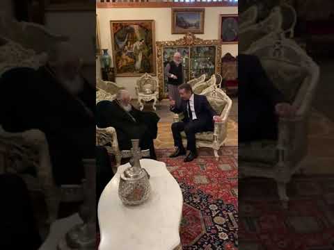 ილია მეორე ბიძინა ივანიშვილს შეხვდა