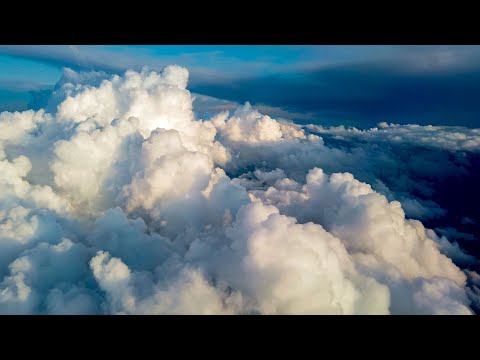 Flying Through Clouds 4K UHD Amazing Nature Screensaver No Sound