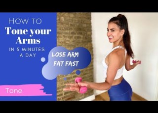 How To Tone Up Your Arms In 5 Minutes A Day Lose Arm Fat Fast