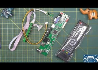  How To Turn Any Laptop LCD LED Into A TV Part1 تشغيل شاشة اي لابتوب كتلفزيون جزء 1