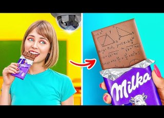  ГЕНИАЛЬНЫЕ ШКОЛЬНЫЕ ЛАЙФХАКИ Смешные Розыгрыши Друзей и Учителей от 123 GO