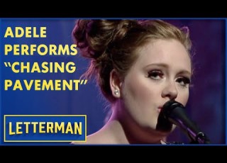 Adele Performs Chasing Pavement Live On Letterman