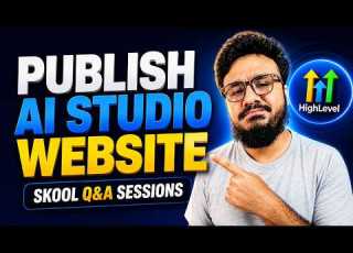  Stap Voor Stap Hoe Je Een GoHighLevel AI Studio Website Publiceert