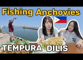  Fishing ANCHOVIES DILIS TEMPURA Filipino Single Father In Japan