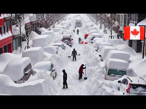 Canada Winter Disaster Ontario Buried By Massive Snowstorm Highways Closed Cities Isolated