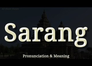  Sarang Pronunciation And Meaning