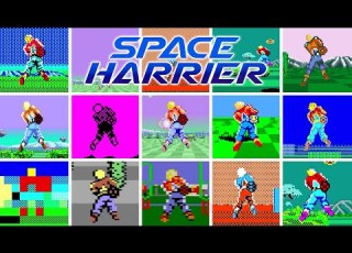  Space Harrier Versions Comparison HD 60 FPS