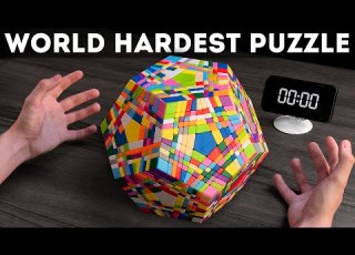  SOLVING THE HARDEST RUBIK S CUBE IN THE WORLD EXAMINX 11х11