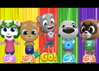 Talking Tom Hero Dash All Sky Kingdom Bosses Trap Old Outfits Heroes Unlock NEW Powers