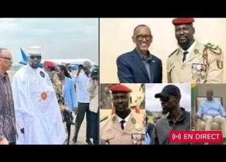 URGENT PAUL KAGAME VIENT DE LIVRAI LE PRESIDENT MAMA DI DOUMBIYA A LA FRANCE TENTION AUX MALI