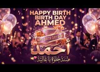 أغنية عيد ميلاد أحمد Ahmed Arabic Birthday Song Arabic Birthday