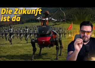  Unfassbar China Zeigt Roboter Armee In Peking Humanoider Roboter Reitet Auf Roboterpferd