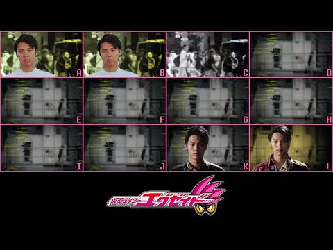 KAMEN RIDER EX AID Opening Comparison