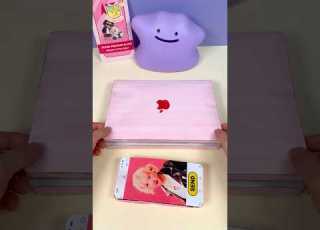 Unboxing Handmade Pink Mac Book Pink IPhone 16 Pro Max