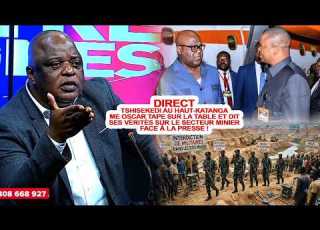 EN DIRECT TSHISEKEDI EN AU KATA NGA ME OSCAR TAPPE SUR LA TABLE ET CRUCHE LA VÉRITÉ MINIÈRE