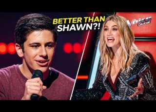  He S Only 16 But He Sang Mercy Better Than Shawn Mendes The Voice 4K